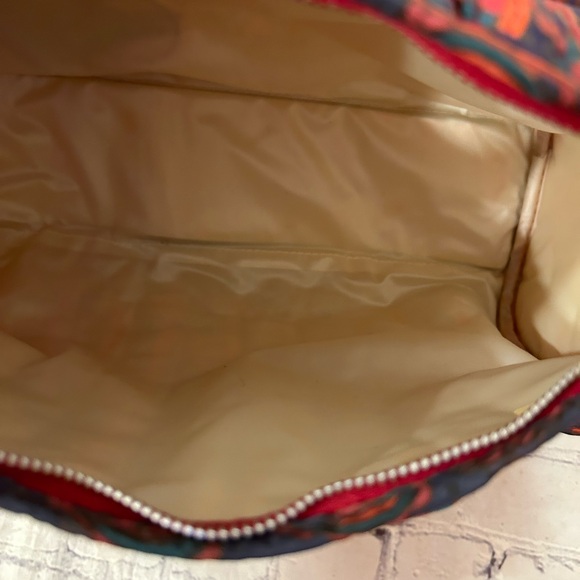 VINTAGE GLORIA VANDERBILT COSMETIC CASE FOR ACCESSORY STREET PAISLEY PATTERN - Picture 11 of 11